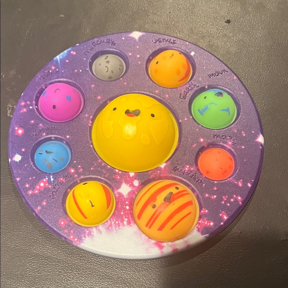 Solar System Pop It Fidget Toy